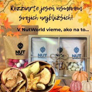 Zdajú sa vám jesenné dni šedé a smutné? 🌧Prežiarte ich úsmevom svojich blízkych. Vieme, ako na to - darujte skvelé dobroty...